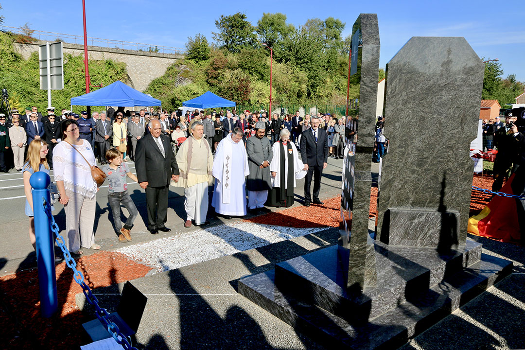 La cérémonie interreligieuse